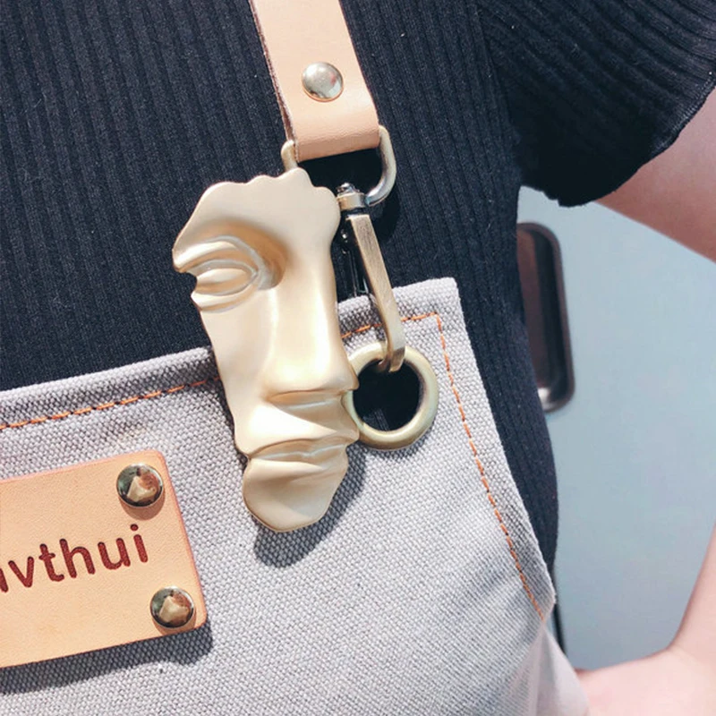 Женская/Мужская брошь Blucome вечерние броши в форме полулица западном стиле