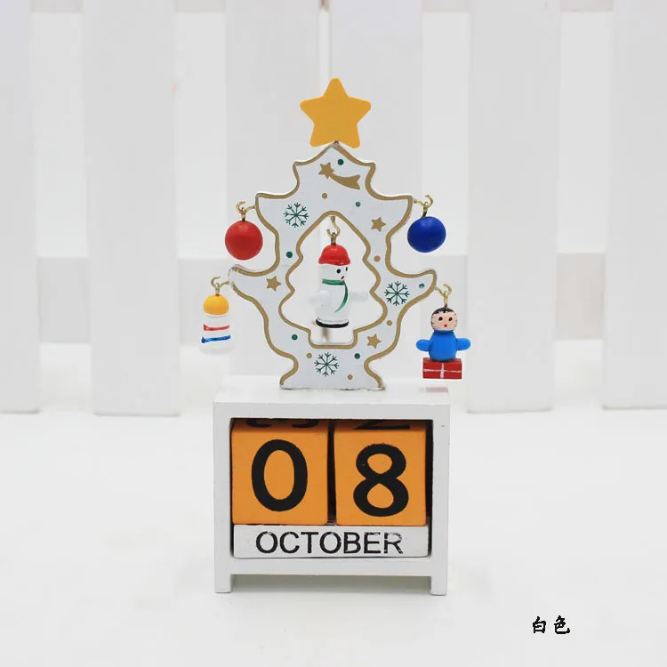 149 white Украшения для рождественской елки, подвесные деревянные фигурки, украшения в виде капель, рождественские принадлежности для детей, рождественский подарок, Natale Decorazioni - Цвет: 149 white