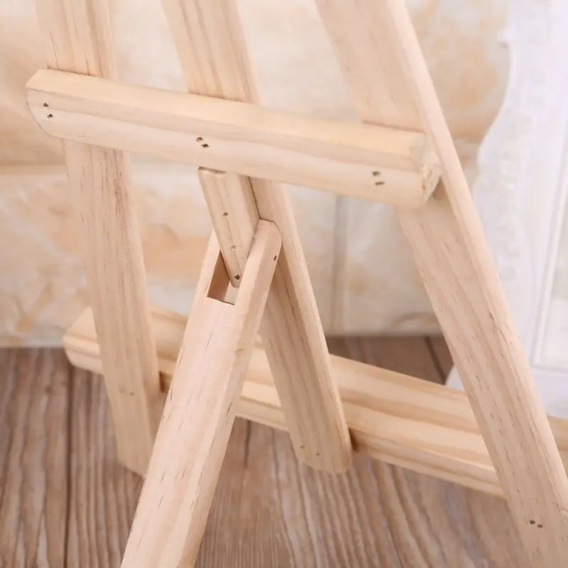

W3JD Wood Table Easel Tablets Stand Easel Painting Craft Wood Stand For Decoration