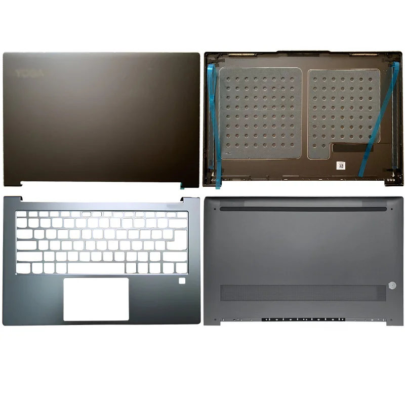 Online Funda Trasera LCD Para Ordenador Portátil, Cubierta Inferior Para Lenovo YOGA C940 C940-14 C940-14IIL, C940-14IWL, Color Gris