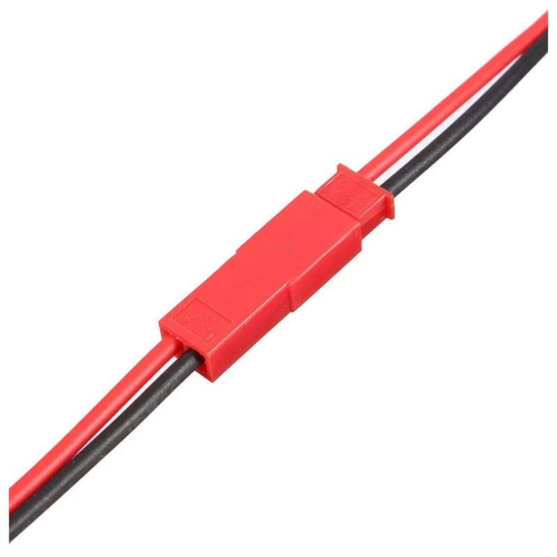 10 Pairs 2 Pin JST Plug Socket Connector M to F 110mm Cable Wire Red Black | Обустройство дома