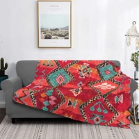 traditional colored anthropologie bohemian moroccan blanket fleece printed lightweight throw blanket for sofa travel bedspreads