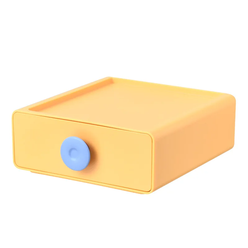 

Creativity Drawer Type Plastic Storage Box Desktop Finishing Office Makeup Jewelry Cosmetic Organizer Maquillaje