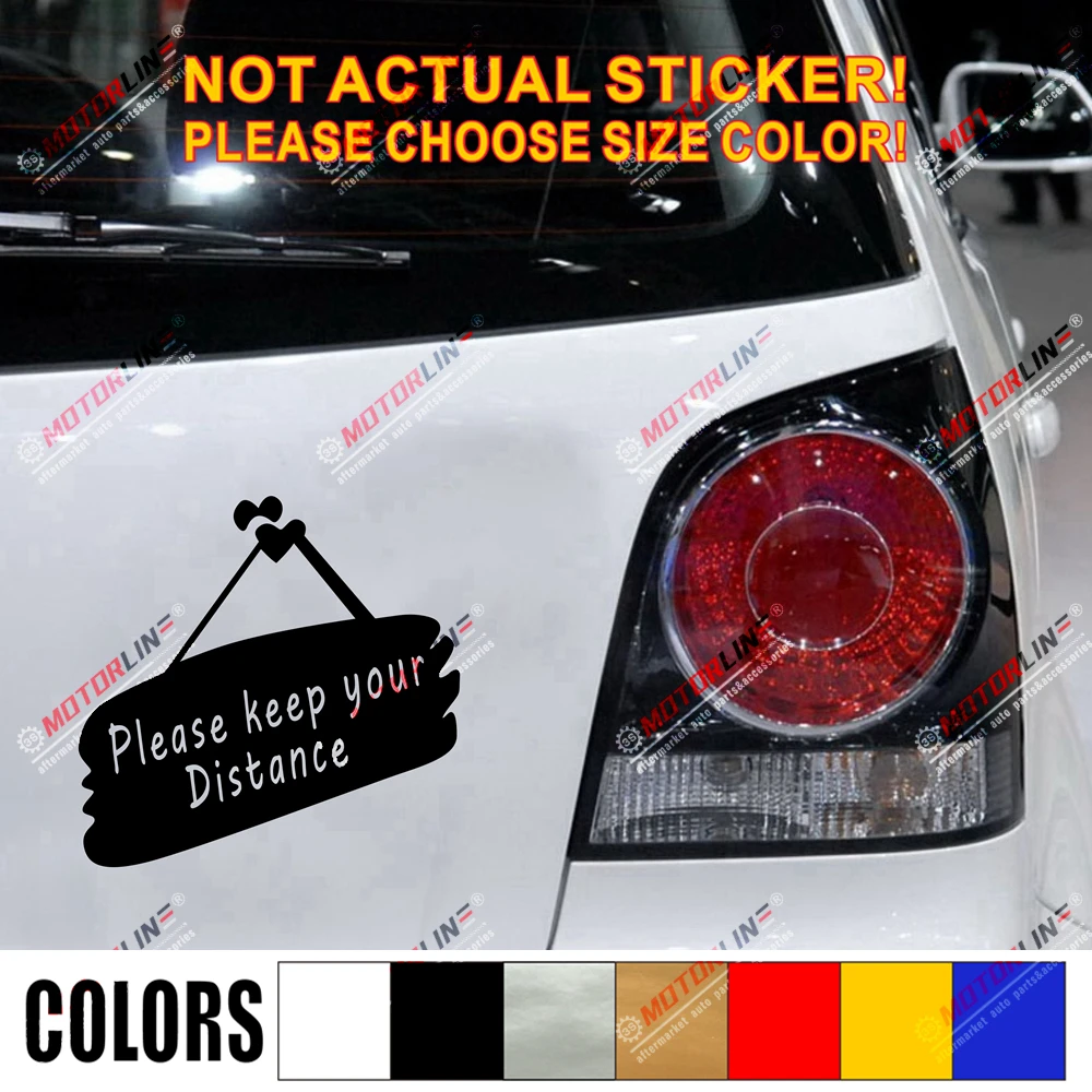 Пожалуйста имейте в виду расстояние доска наклейка автомобиля винил выбрать