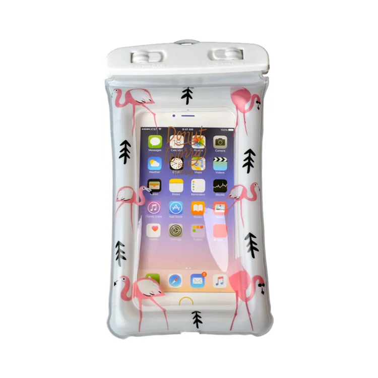 

Waterproof Swimming Bag Fingerprint Unlock Cartoon Floating Air Phone Bag Outdoor Diving Beach Water Bag
