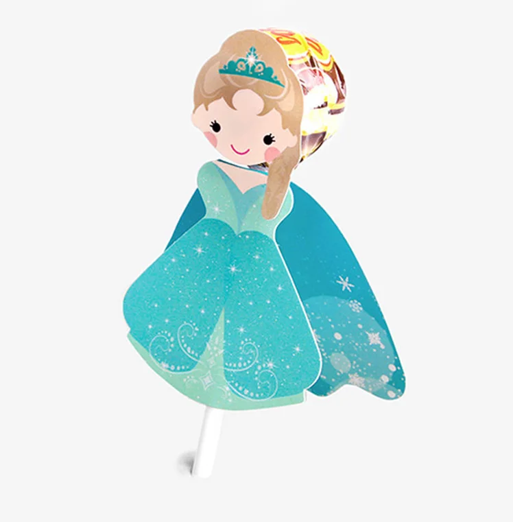 54 шт. карточки с супергероями/принцессами для украшения леденцов|Украшения