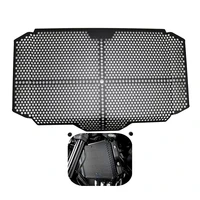 1pc motorcycle radiator grille guard water tank black protective net cover for kawasaki z900rs 2018 2019 motorcycle accessories