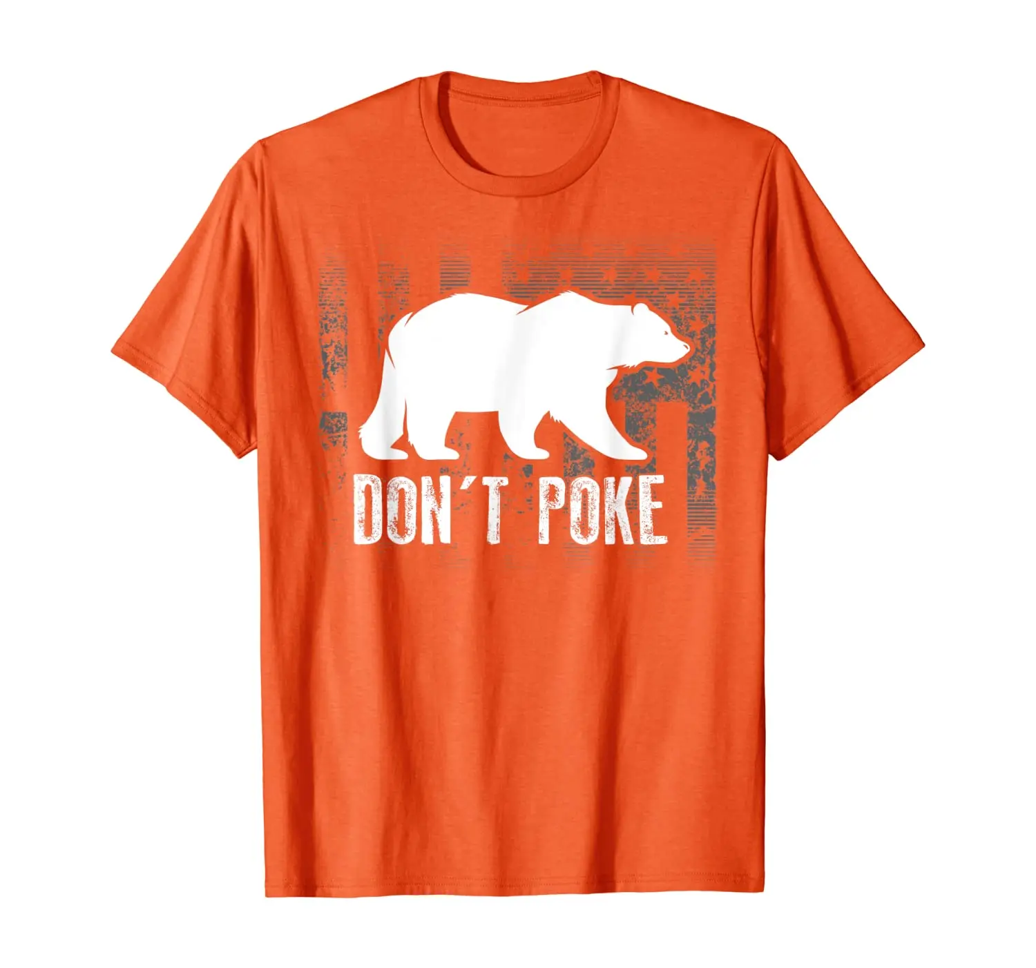 

Don't Poke Funny Bear Shirt | Cute Superhero Bear USA Gift