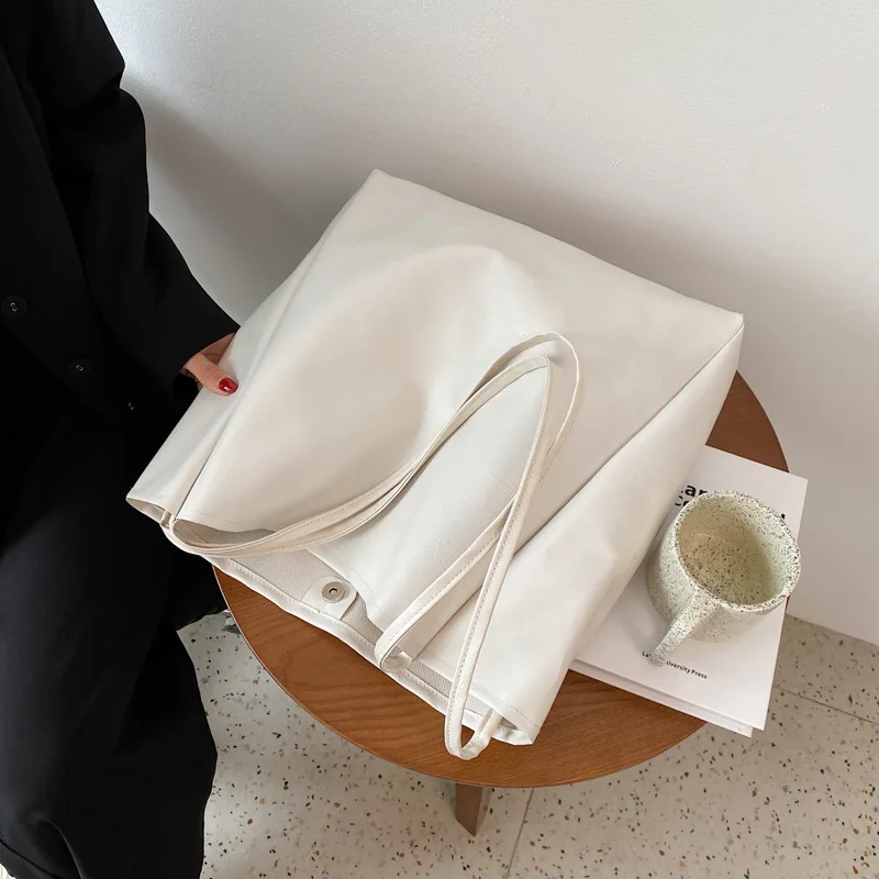 

Женская универсальная вместительная сумка через плечо, модный тоут для студентов колледжа, сумка на плечо для поездок