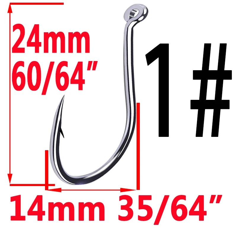 size 1 50pcs Simpleyi 50 шт./лот Размеры#1-6/0 Изогнутые с высоким содержанием углерода Сталь круг Карп колючий рыболовный крючок заточенный химическим способом; Черный Никель Цвет - Цвет: size 1 50pcs