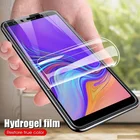 Защитная Гидрогелевая пленка для Samsung A6 A8 Plus A7 2018 (не стекло) Защитная пленка для экрана Samsung J4 J6 Plus J8 2018 (не стекло)