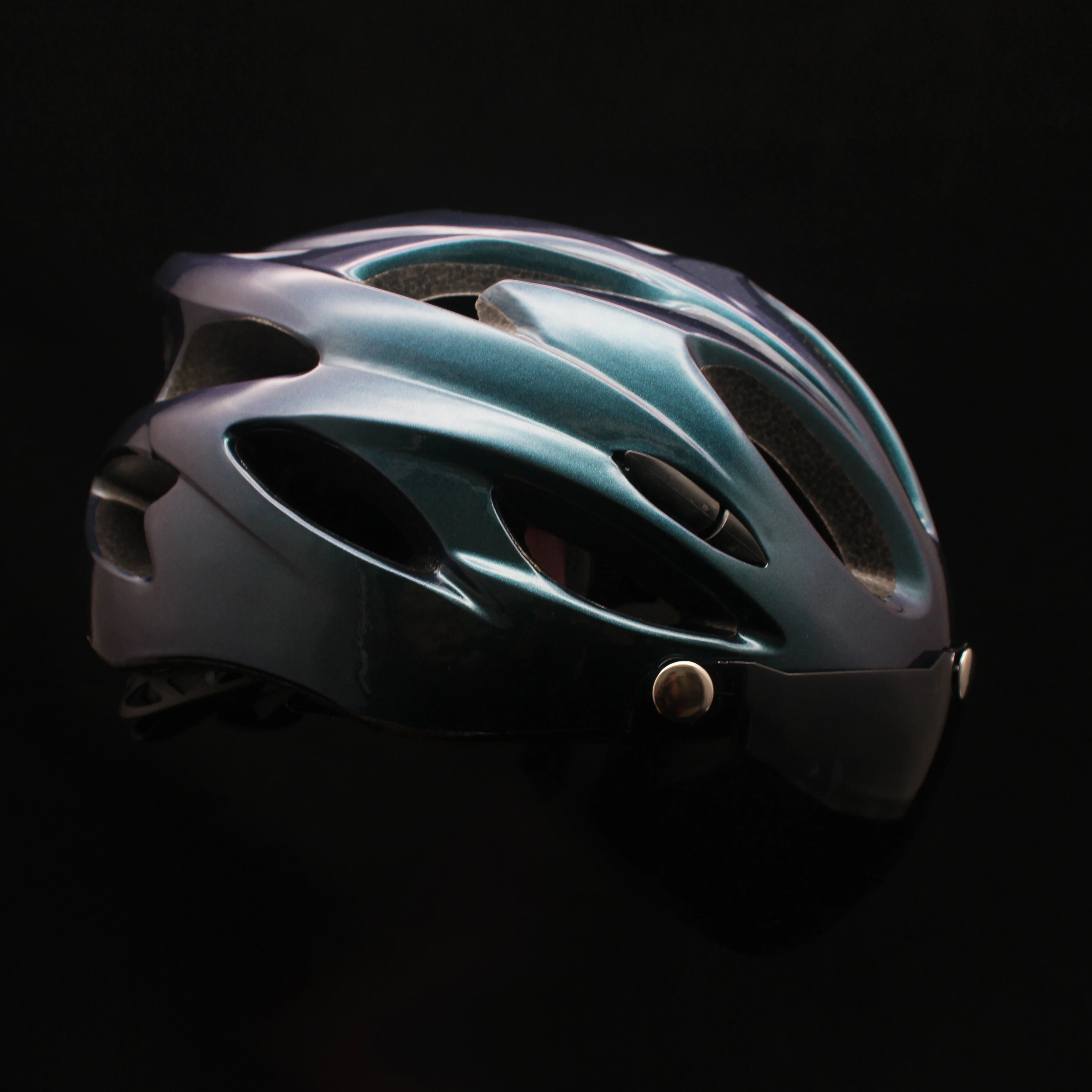 Съемный шлем для горного велосипеда с очками и задним фонарем в стиле интерралли