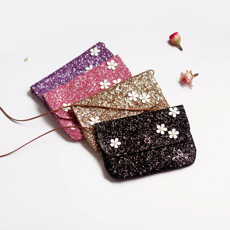 Женские кошельки для детей милые простые детские подарки с блестками малышей
