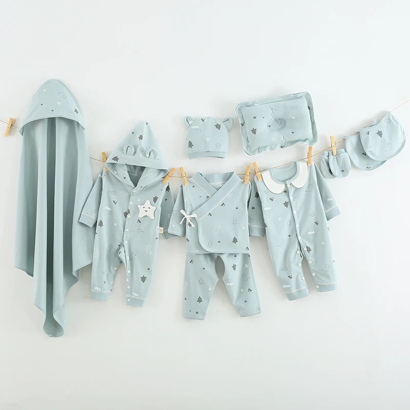 Костюм детский из От 0 до 3 месяцев хлопка на весну/осень 18/22/24 шт. 100% | Детская