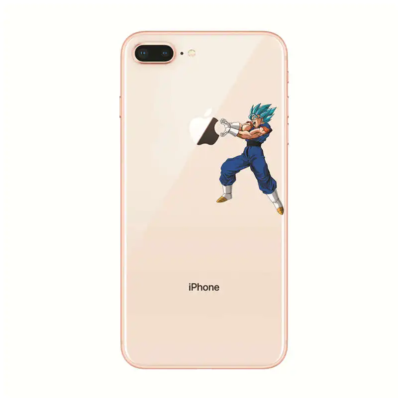 Kulia Горячая продажа Dragon Ball Z Goku Силиконовый ТПУ прозрачный чехол для телефона iPhone 8