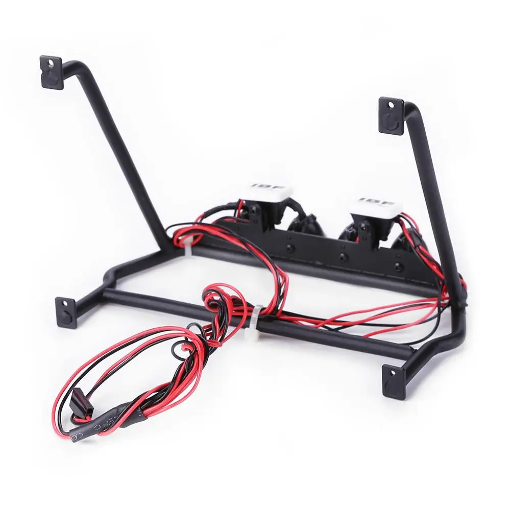 

Metal Roll Cage Bucket with 6 LED Lights for RC4WD 1/10 TF2 Vehicle Accessories Ground Surface Excellent Wear Resistance