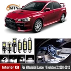 Наборы Canbus Светодиодная лампа внутреннего освещения для Mitsubishi Lancer Evolution X 2008-2012, 8 шт.