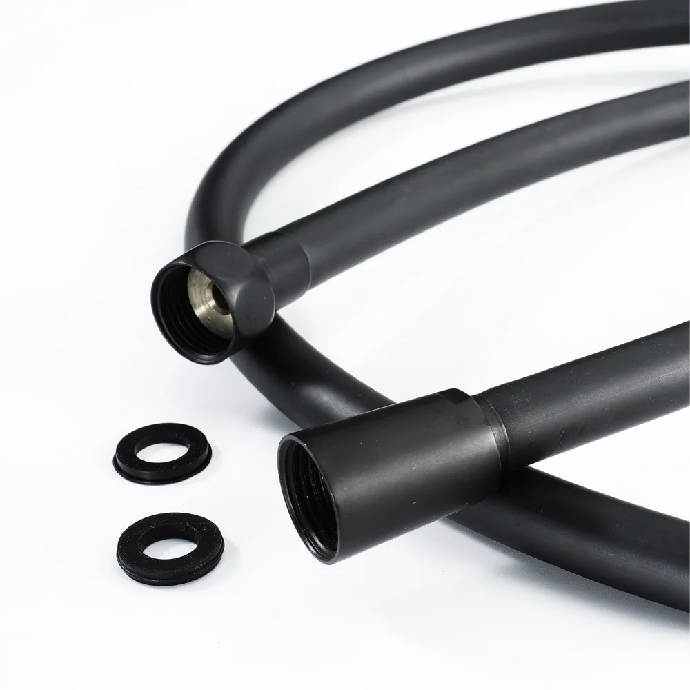 

High Quality Black Shower Hose Bathroom Fitting PVC Soft Bath Tube 1.5 Meter Water Pipe