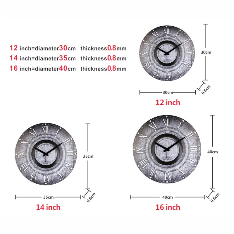 Настенные часы для гостиной минималистический современный дизайн винтажные