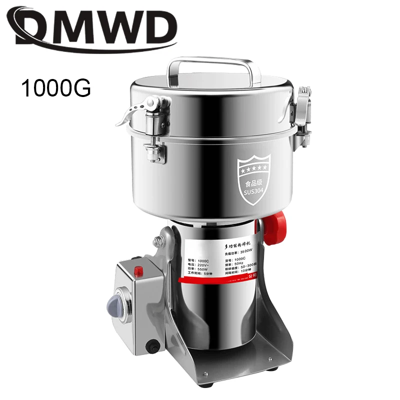 DMWD 1000 г электрическая шлифовальная машина для зерновых орехов сухой шлифовки