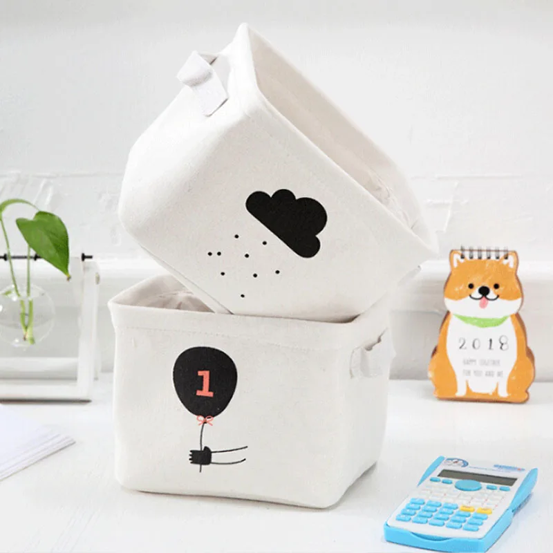 Snailhouse Складная Настольная Брезентовая корзина для мелочей хранения креативная