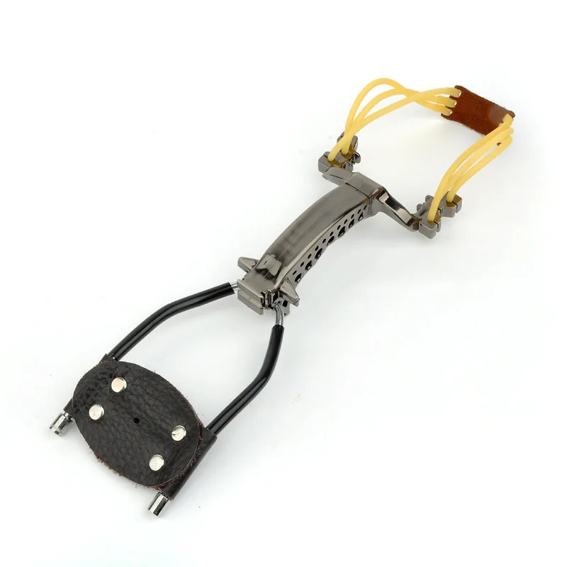 

Outdoor Competitive Power Shooting Fish Slingshot Three-card Rubber Band Slingshot with Wrist Support Shooting Fish Suit