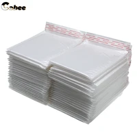 hot selling 50 pcslot white foam envelope bags self seal mailers padded shipping envelopes with bubble mailing bag