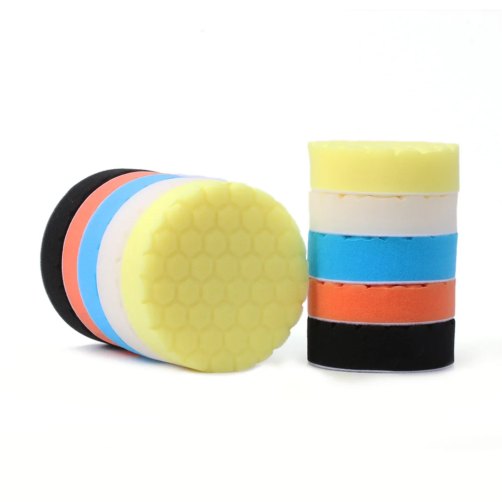 Портативная Автомобильная Губка для полировки 5 шт. 3/4/5/6/7 дюймов пенопластовый