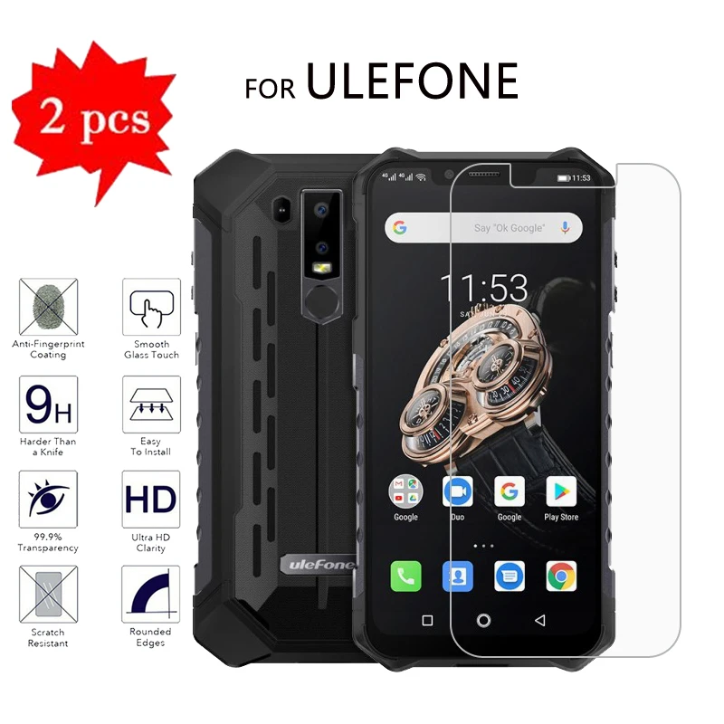 Закаленное стекло для Ulefone Armor 6E защитная пленка экрана телефона устойчивая к