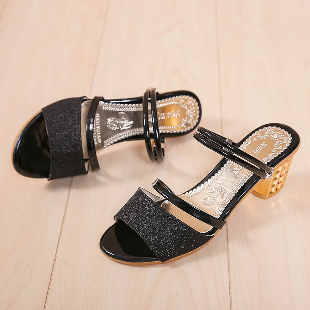 

sandals for women summer 2020 luxury designer silver sandals women slip on striptease shoes platform sandals 3