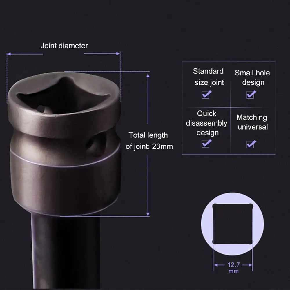 6 шт. сверло подходит для обработки листового железа/Медь розетка адаптер набор