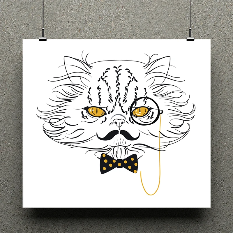 

AZSG Mr. Cat Clear Stamps/Silicone Transparent Seals for DIY scrapbooking Card Making 14*14cm