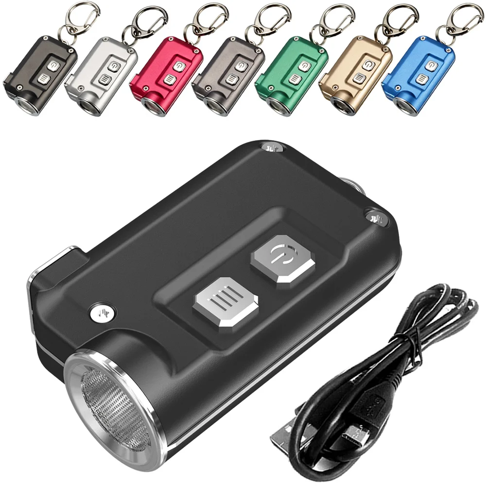 Распродажа NITECORE TINI USB Cabel CREE XP G2 S3 светодиодный встроенный аккумулятор кнопка для