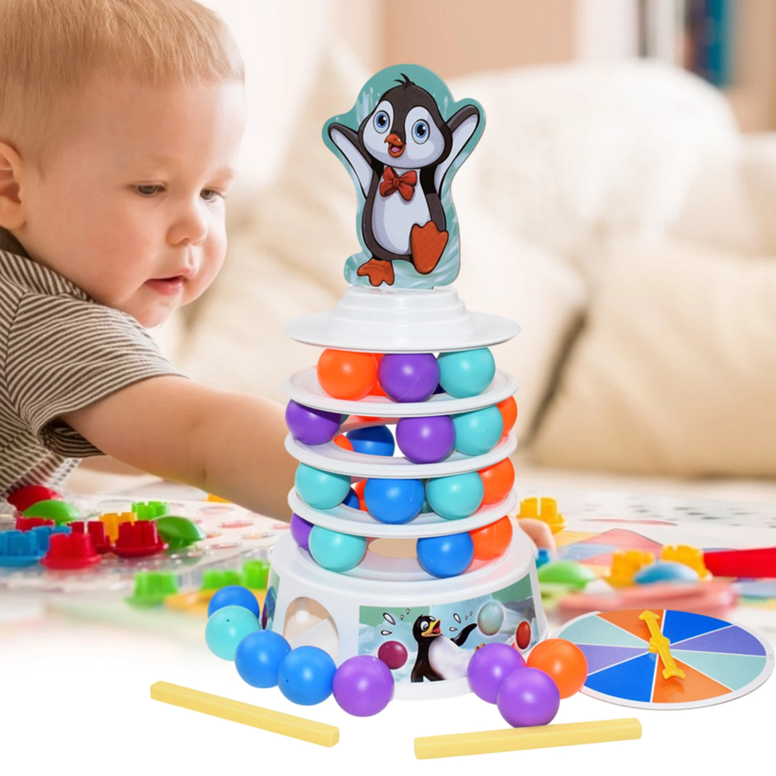 New Board Game Penguin Ski Ball Parent-child Multiplayer Interactive Battle Track | Игрушки и хобби
