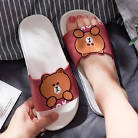 slippers womens bathroom pvc non slip slippers lovers home mens indoor cartoon home shoes men shoes house slippers
