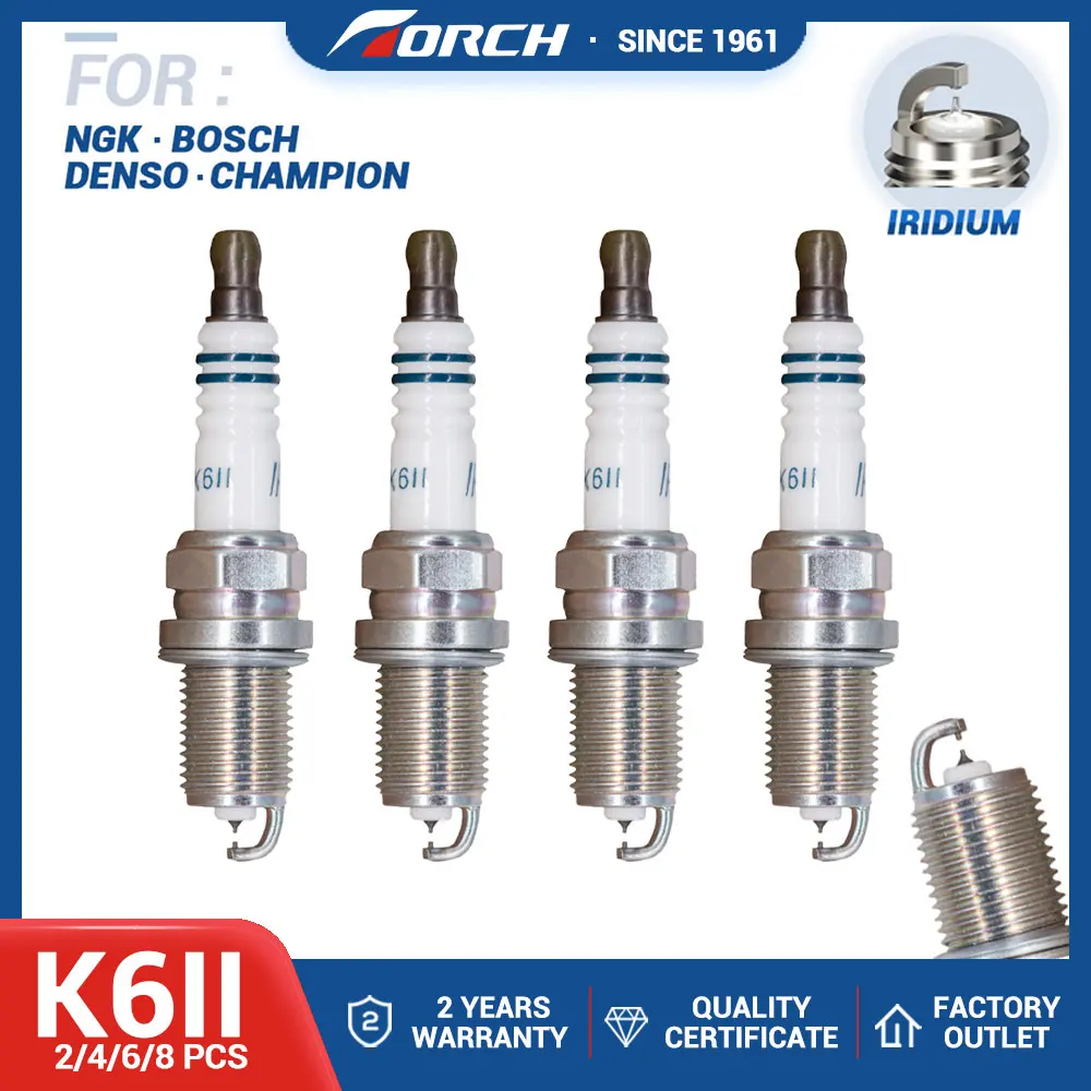 (Комплект из 2-8) Свеча зажигания K6II/FR7DC +/BCPR6ES/оригинальный