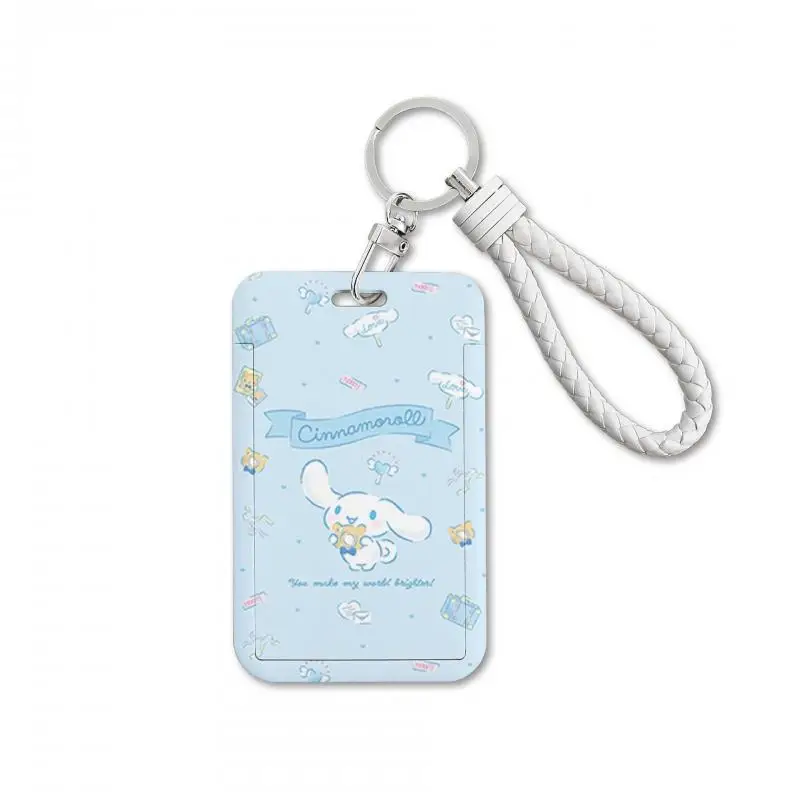 Kawaii Kuromi Hello Kt Melody Cinnamorol Onpompurin Kitty Girls Lanyard Id Card Boys Neck Strap Keychain Case Holder Charm Toys |