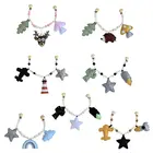 Мобильная коляска-погремушка для детской соски, с цепочкой, держатель для соски