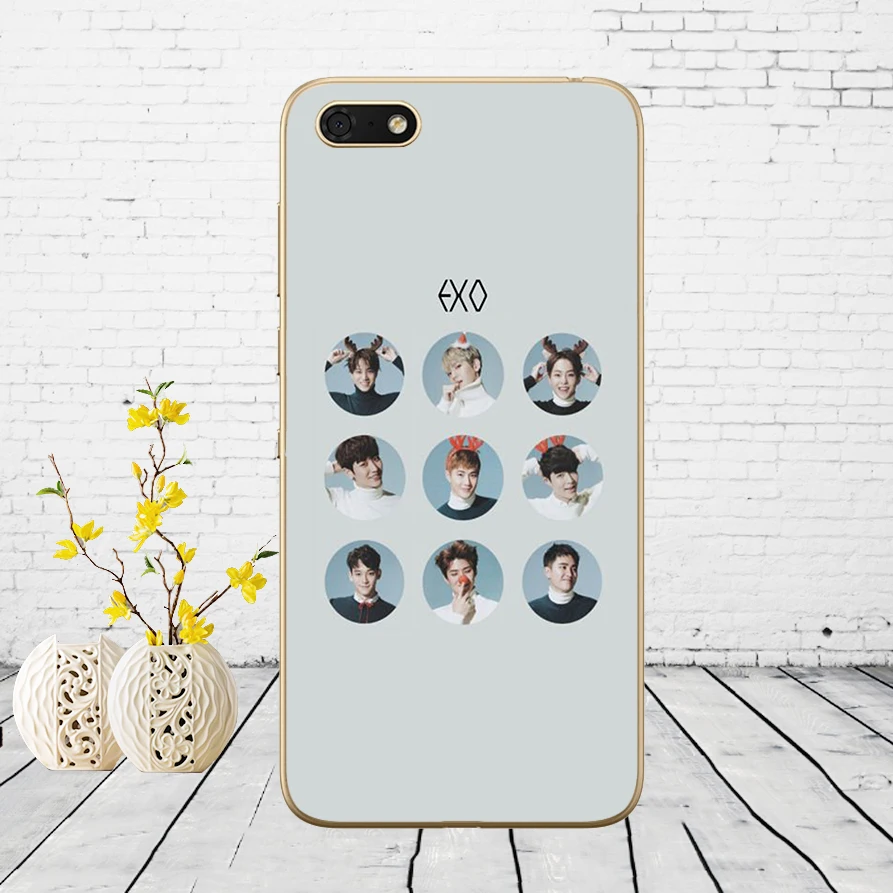 132DD Kpop exo Lucky one Мягкий силиконовый чехол для huawei honor 9 10 Lite 7A 5,45 7a pro 7c 5,7 дюймов 7x 8x чехол