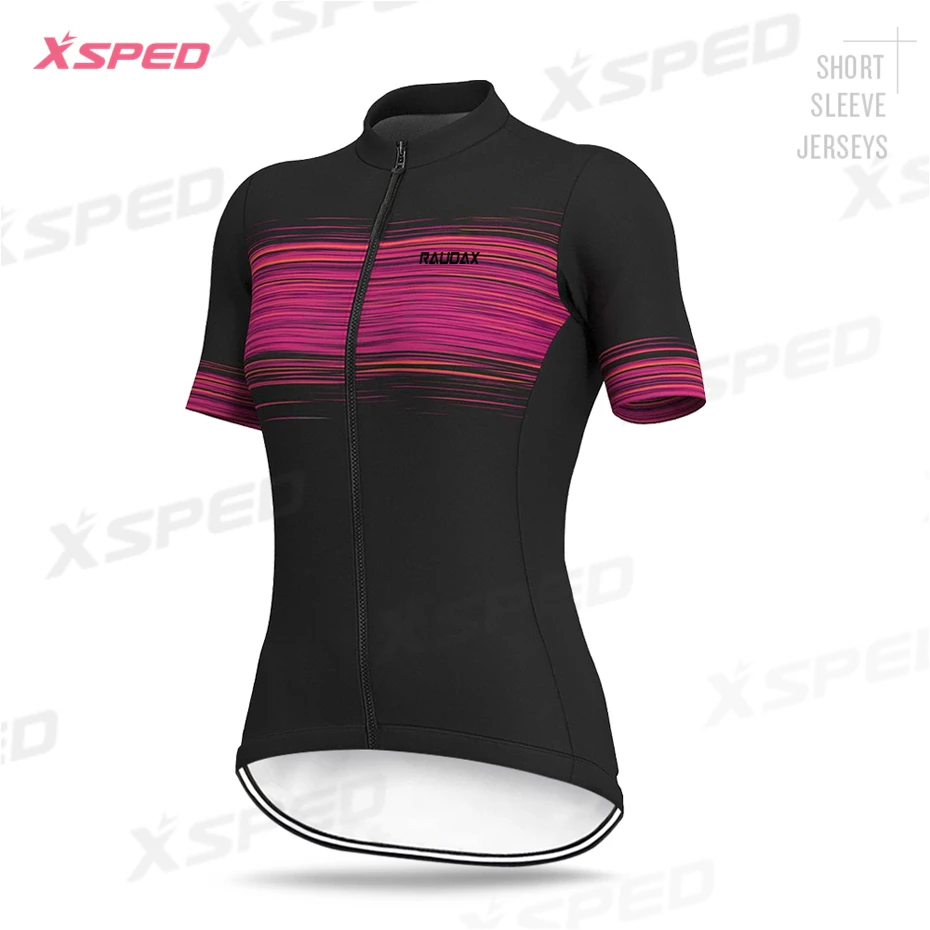 Cycling Jerseys Женская одежда для велоспорта, костюм для шоссейного велосипеда с коротким рукавом, комплект из Джерси, одежда для горного велосипеда, Женская командная форма для триатлона MTB - Цвет: Cycling Jerseys