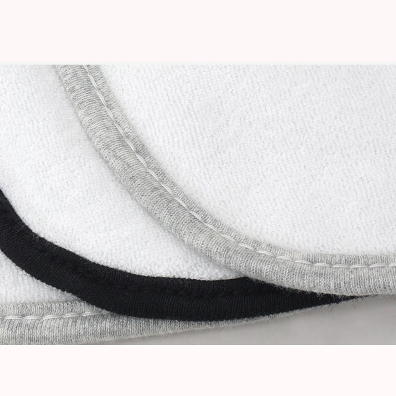 Хлопчатобумажных нагрудников для малышей Большой 3 слоя из водонепроницаемого