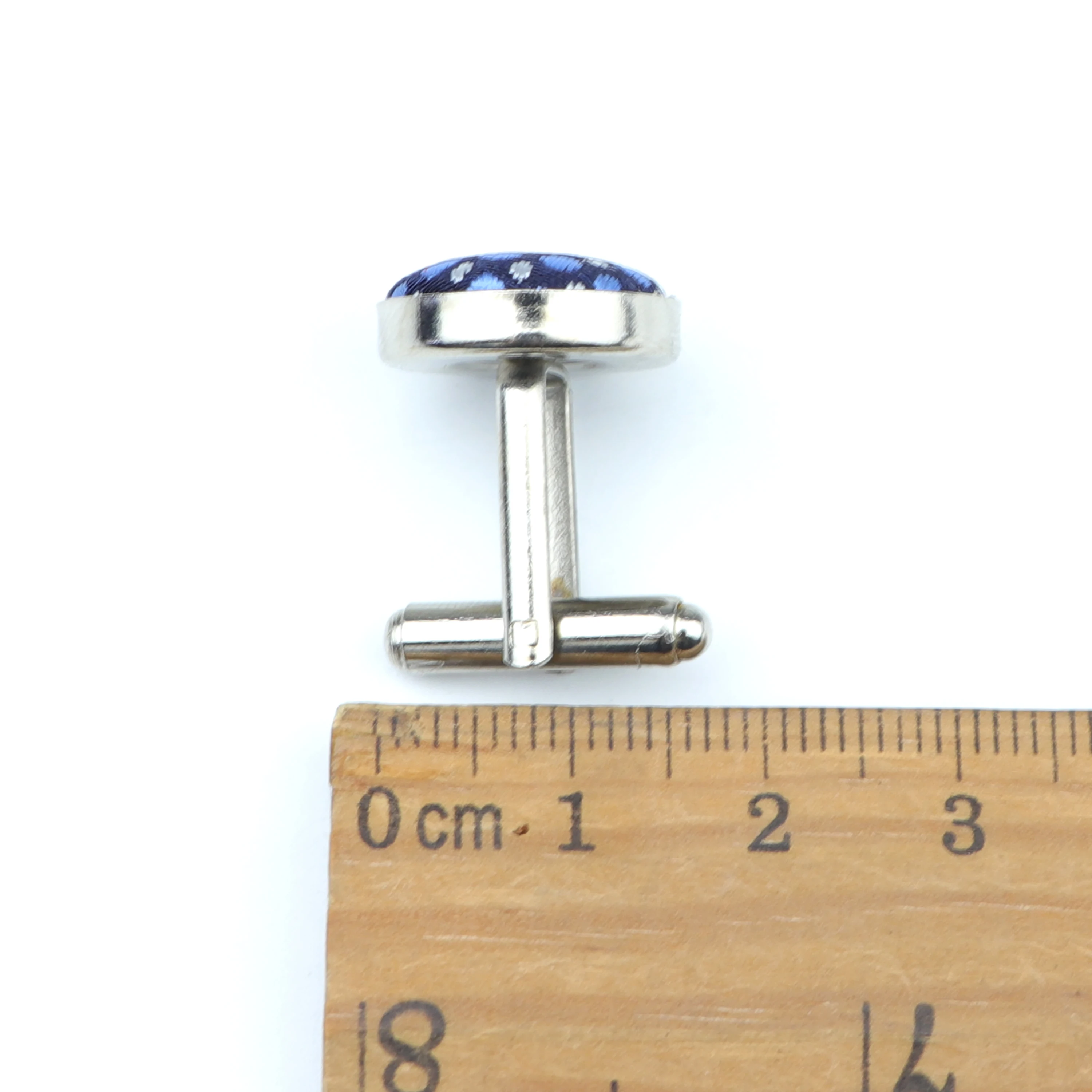 Мужские классические запонки в клетку повседневные круглые горошек из