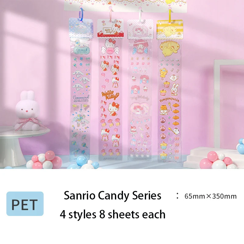 

Kawaii Sanrio ручная аккаунтная книжка, стикер, блокнот в стиле корикоричного дерева, блокнот, мультяшная книжка Hellokitty, записная книжка, стикер дл...