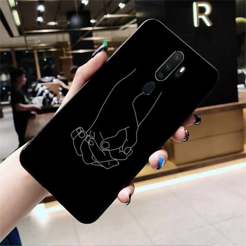 

LJHYDFCNB Sexy Lover Art Line Phone Case For Oppo Reno2 Z 2Z Realme5 6 Pro R9 11 Plus 15 17 Pro