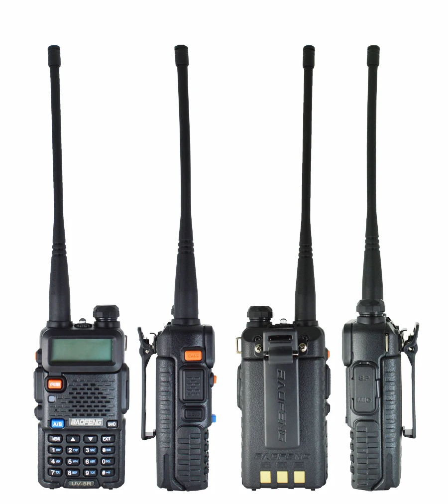 Hot pofung uv 5r Portable Radios Baofeng UV5R two way radio Walkie-talkie 5W vhf uhf dual band Communication Equipment