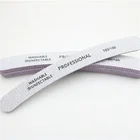 Профессиональные полировальные пилки для ногтей, 1 шт., 100180 и 100100 прочная зернистая наждачная бумага для маникюра, натуральных ногтей