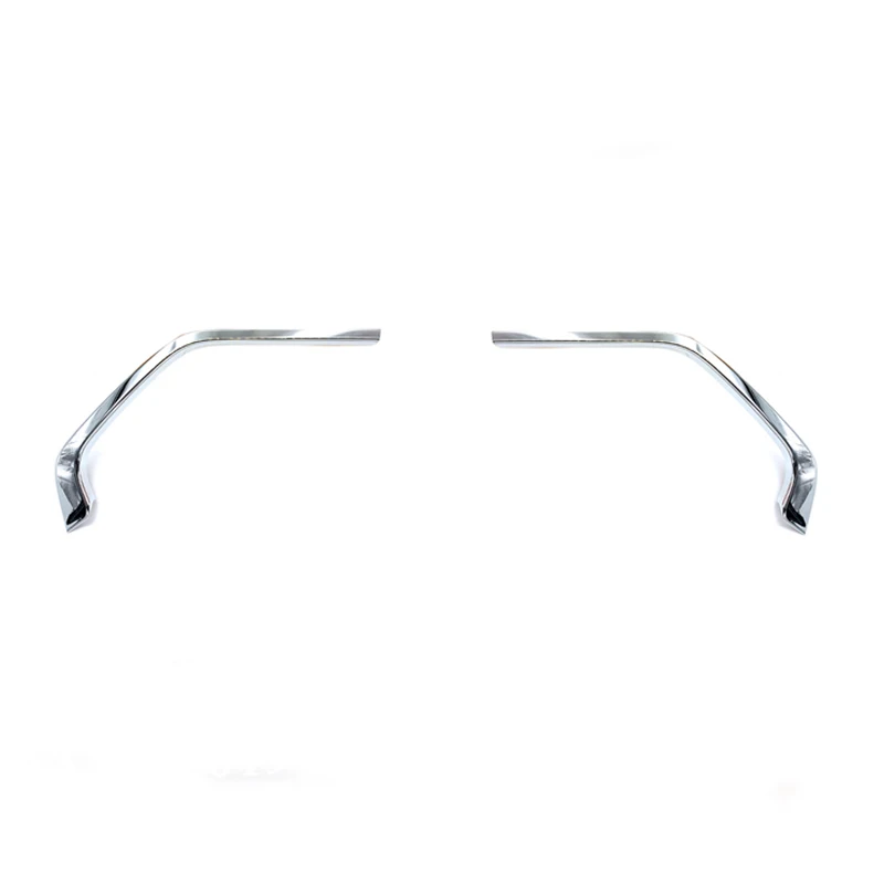 2 шт. ABS Хромированная передняя решетка для автомобильного гриля декоративная