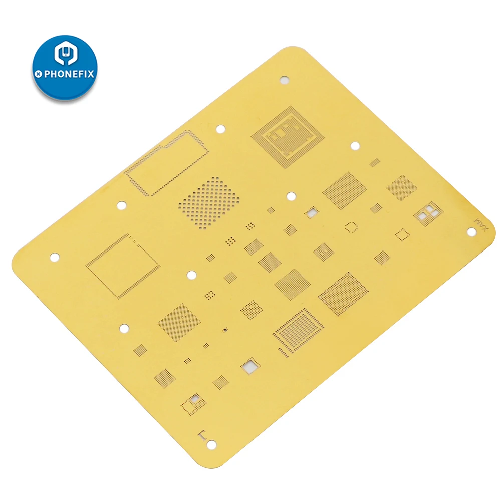 Не черно-золотистый Φ Оловянная сетка для телефона 12 11 XS MAX XR X 8 8P 7 6P 6S шаблон пайки