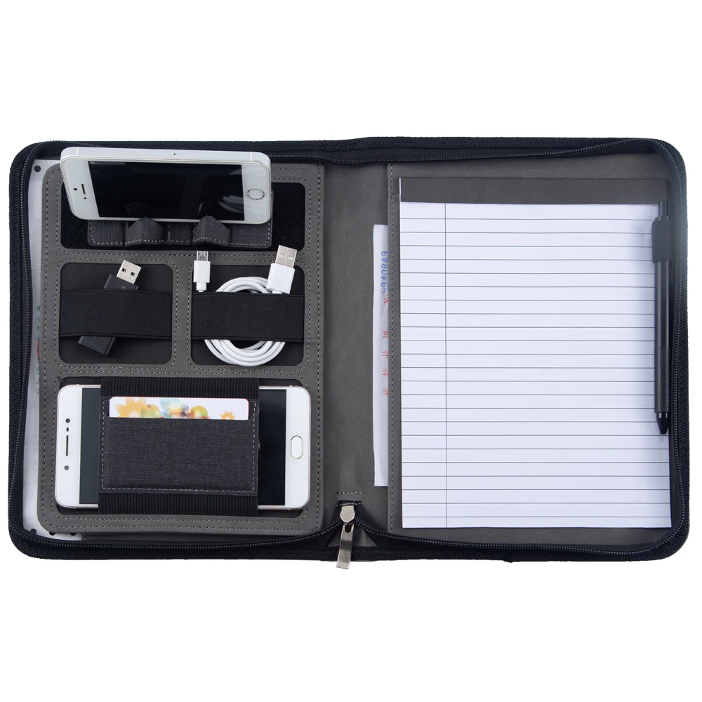 Персонализированные ПУ кожа логотип Многофункциональная Сумка офисная