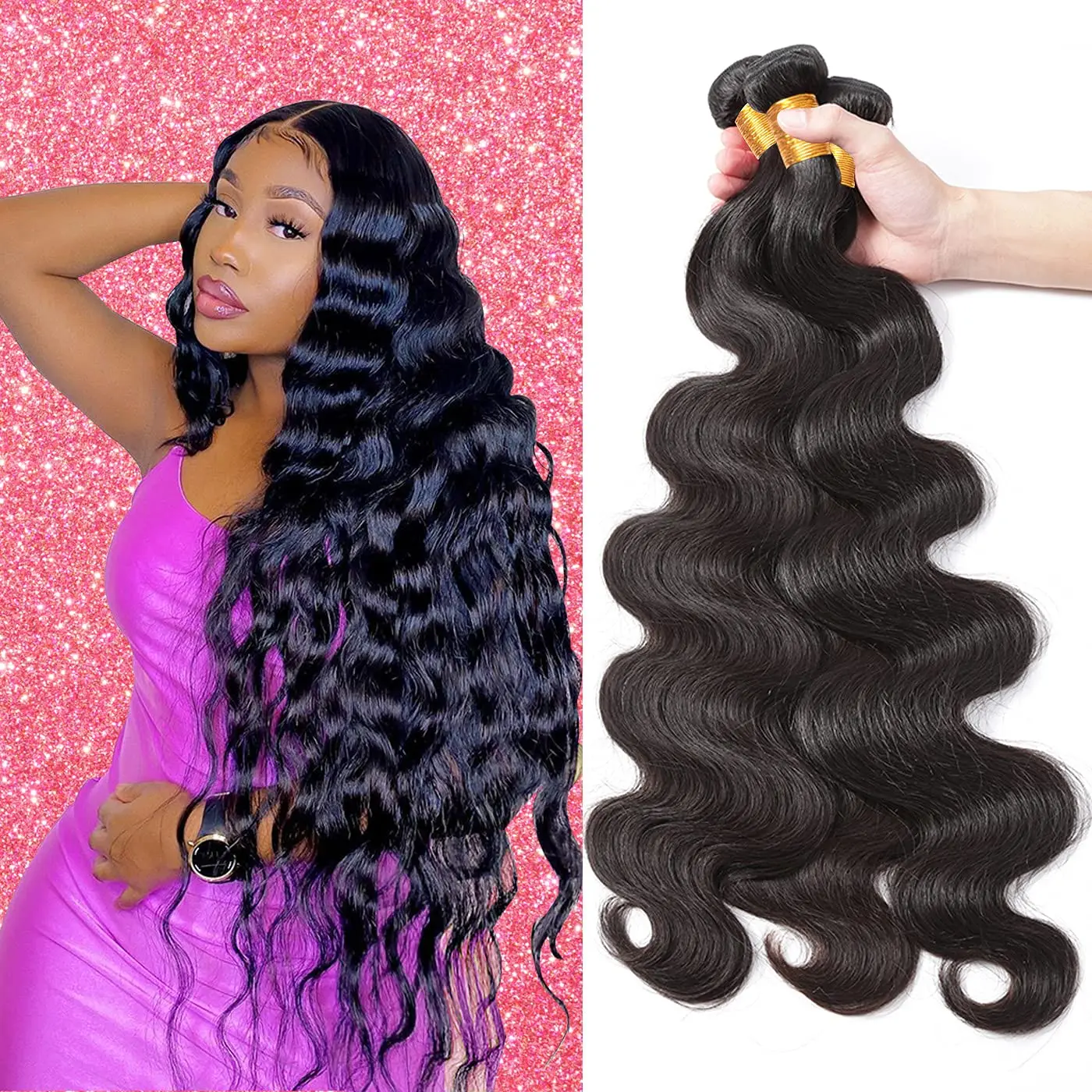 Peruvian Body Wave Bundles Deals 100% Remy Human Hair Natural Color Unprocessed Virgin Cheap Human Bundles Peruvian Hair Weaves